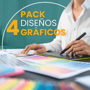Pack 4 Diseños Gráficos